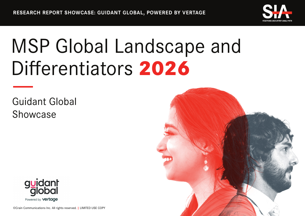 Cover of the SIA MSP Global Landscape and Differentiators 2026 Guidant Global Showcase report